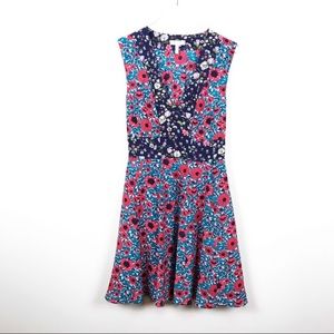 Rebecca Taylor floral silk dress size 8